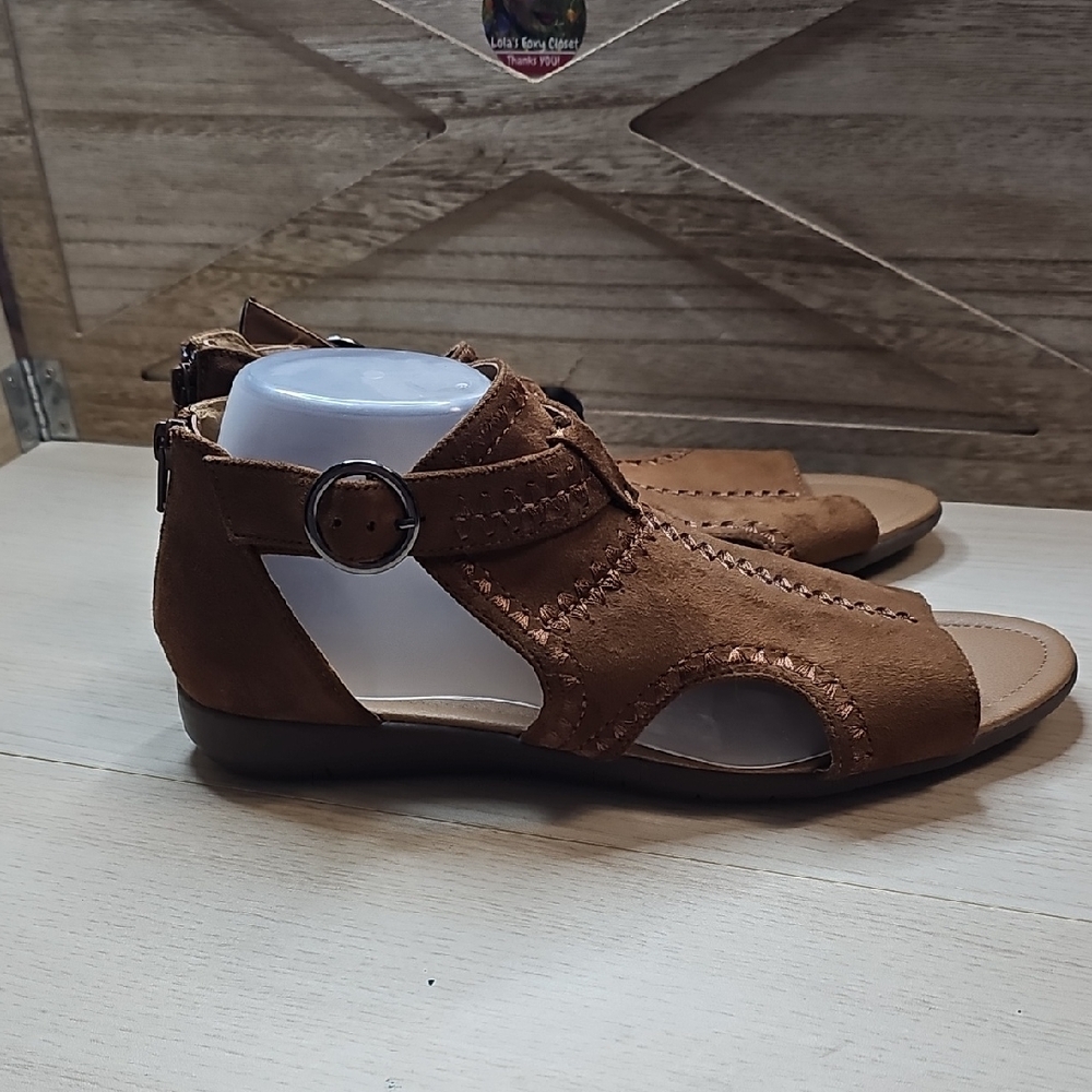 Comfortview‎ Sz 10 Gladiators The Kaia Shootie Sandals #512